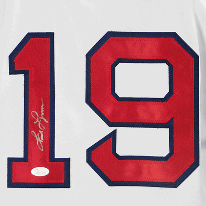 Fred Lynn Autographed Throwback Pro Style Baseball Jersey White (JSA)
