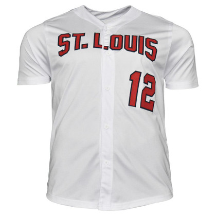 Bill White Signed St. Louis Pro White baseball Jersey (JSA)