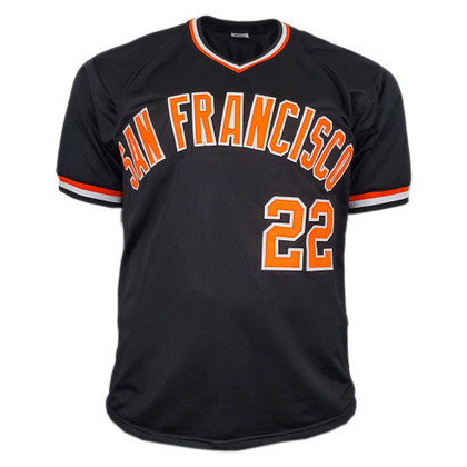 Jack Clark Signed 4x All Star, 2x Silver Slugger, The Ripper Inscription San Francisco Black Baseball Jersey (JSA)