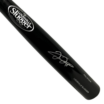 Frank Thomas Signed Louisville Slugger Official MLB Black Baseball Bat (Beckett)