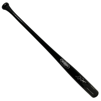 Frank Thomas Signed Louisville Slugger Official MLB Black Baseball Bat (Beckett)