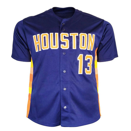 Billy Wagner Signed 422 Saves Inscription Houston Blue Baseball Jersey (JSA)