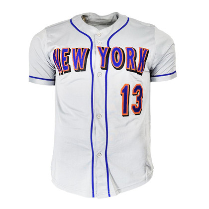 Billy Wagner Signed 422 SVS Inscription New York Grey Baseball Jersey (JSA)