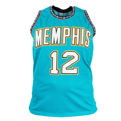 Ja Morant Signed Memphis Teal Basketball Jersey (JSA)