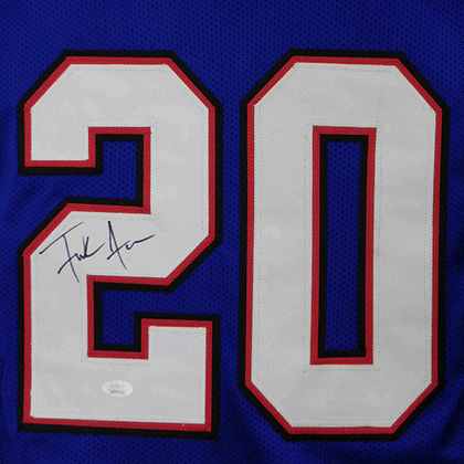 Frank Gore Signed Buffalo Blue Football Jersey (JSA)