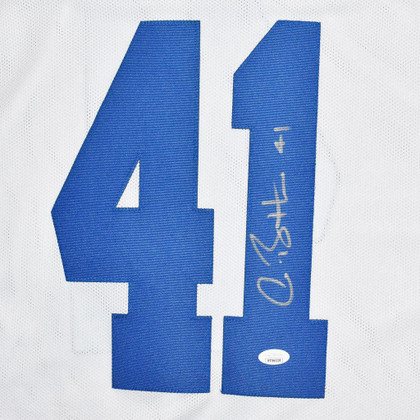 Antoine Bethea Signed Indianapolis White Football Jersey (JSA)