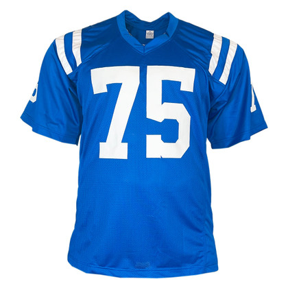 Will Fries Signed Indianapolis Blue Football Jersey (Beckett)