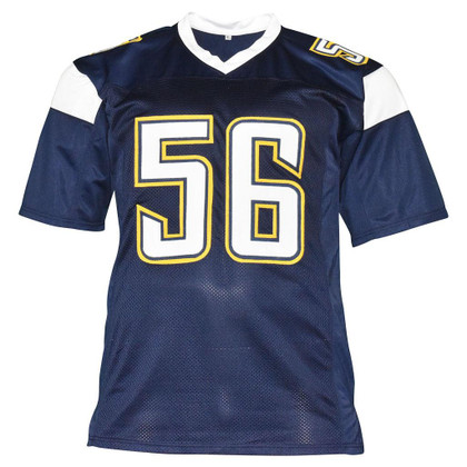 Shawne Merriman Signed San Diego Navy Football Jersey (JSA)