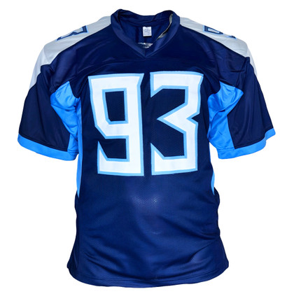 T'Vondre Sweat Signed Tennessee Navy Football Jersey (JSA)