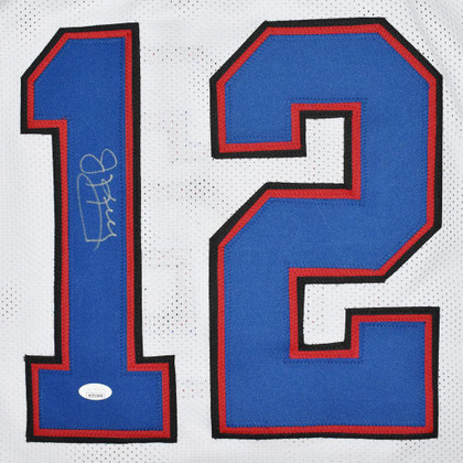 Jim Kelly Signed Buffalo Pro White Football Jersey (Beckett)