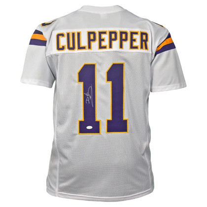 Daunte Culpepper Signed Vikings Pro-Edition White Football Jersey (Beckett)