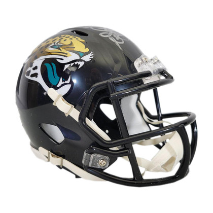 Jimmy Smith Signed Jacksonville Jaguars Speed Mini Football Helmet (JSA)