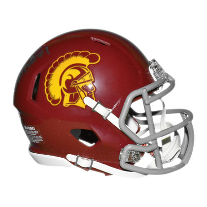 LenDale White Signed USC Trojans Speed Mini Replica Football Helmet (JSA)