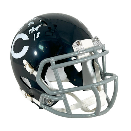 Brian Urlacher Signed Chicago Bears Throwback 62-73 Speed Mini Football Helmet (Beckett)