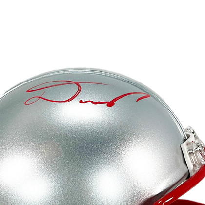 Damien Williams Signed New England Patriots Mini Replica Football Helmet (JSA)