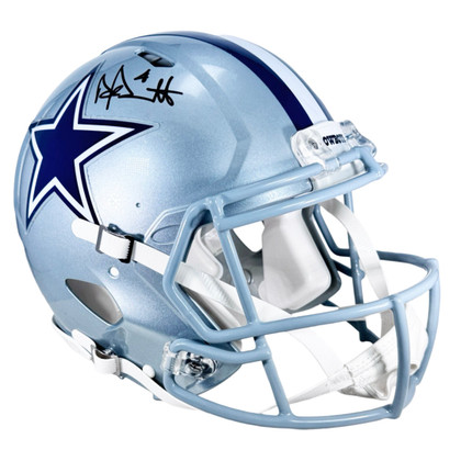Dak Prescott Signed Dallas Cowboys Authentic Speed Full-Size Football Helmet (Beckett)
