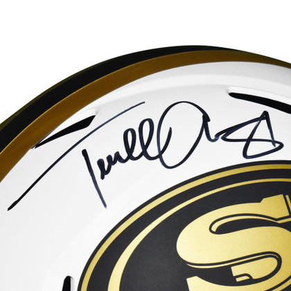 Terrell Owens Signed San Francisco 49ers Lunar Eclipse Speed Full-Size Replica Football Helmet (JSA)
