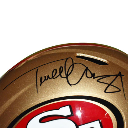 Terrell Owens Signed San Francisco 49ers Speed Full-Size Replica Football Helmet (JSA)