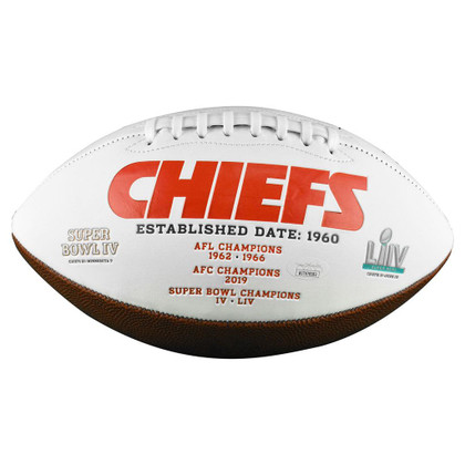 Willie Roaf Signed HOF 12 Inscription Kansas City Chiefs Official NFL Team Logo Football (JSA)
