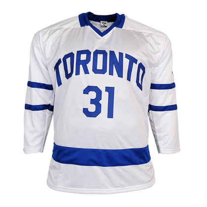 Curtis Joseph Signed Toronto White Hockey Jersey (JSA)