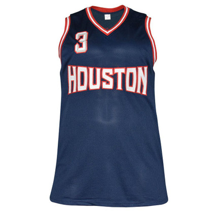 Steve Francis Signed Houston Pro Blue Basketball Jersey (JSA)