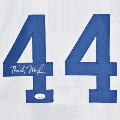 Rick Mahorn Signed Philadelphia White Basketball Jersey (JSA)