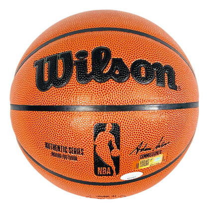 Tyler Herro Signed Wilson Authentic Series Series Basketball - Silver Ink (JSA)