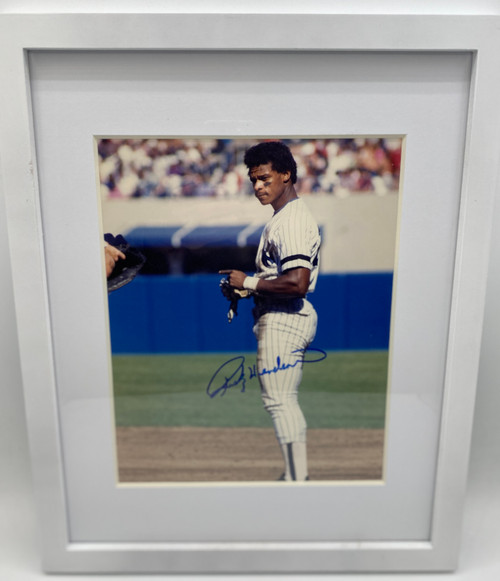 Rickey Henderson Framed 8 x 10 Photo