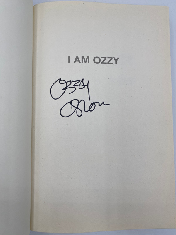 I Am Ozzy - Ozzy Osbourne (Signed Book)