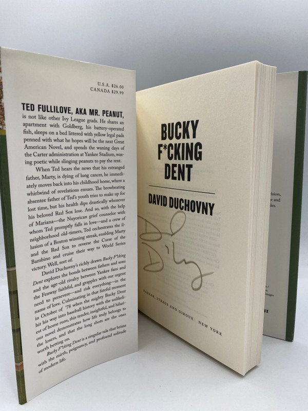 Bucky F*cking Dent - David Duchovny (Signed Book)