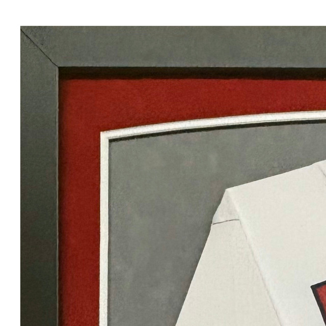 Scott Rolen Signed St. Louis White Custom Suede Matte Framed Baseball Jersey (Beckett) Scott Rolen Signed St. Louis White Custom Suede Matte Framed Baseball Jersey (Beckett)