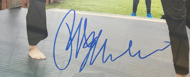 Ralph Macchio Signed Cobra Kai Kick Framed 11x14 Photo (JSA) Ralph Macchio Signed Cobra Kai Kick Framed 11x14 Photo (JSA)