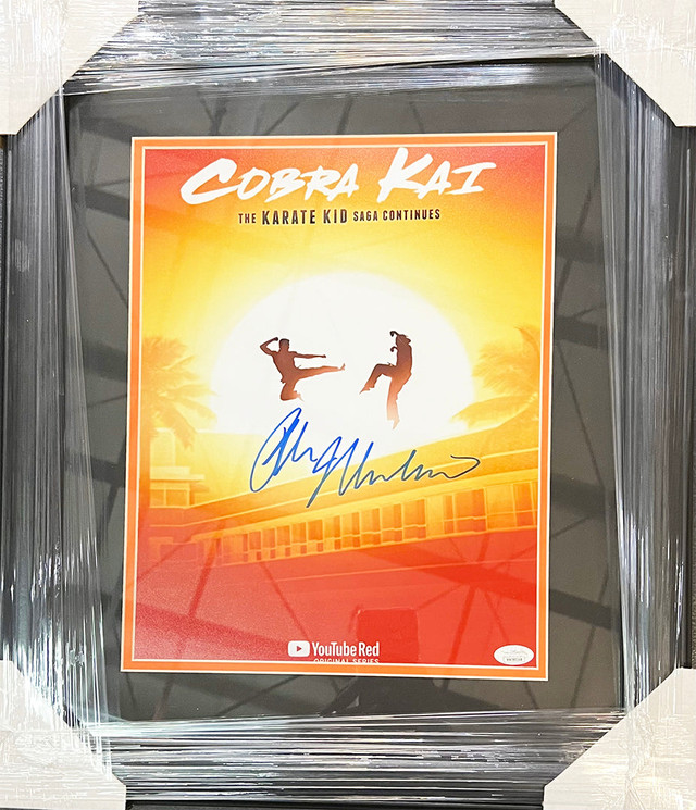 Ralph Macchio Signed Cobra Kai Saga Framed 11x14 Photo (JSA) Ralph Macchio Signed Cobra Kai Saga Framed 11x14 Photo (JSA)