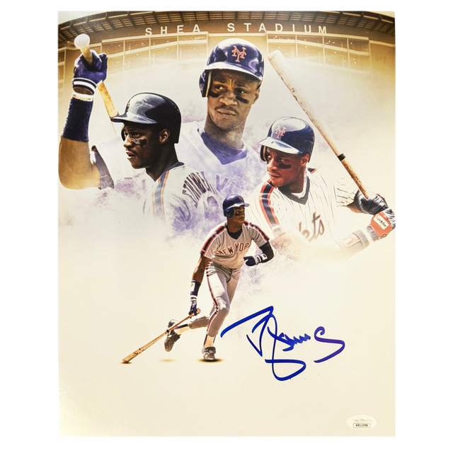 Gary Sheffield Signed New York Pose 17 Baseball 8x10 Photo (JSA) -