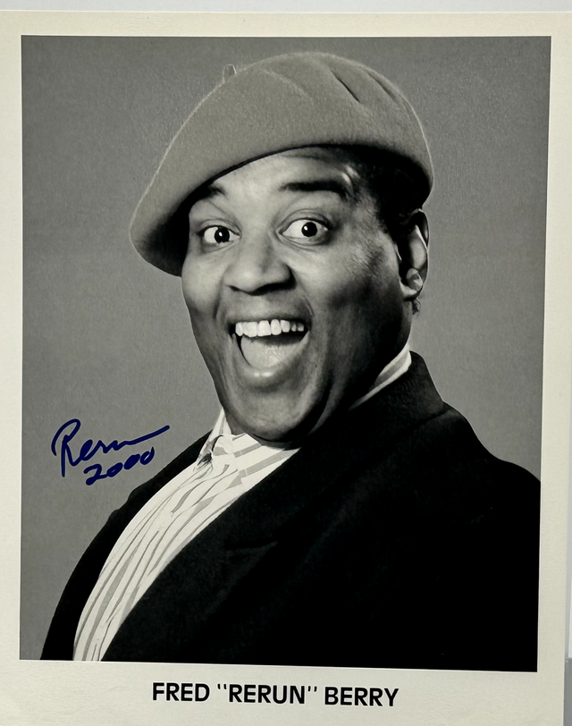 Fred Rerun Berry Signed 8x10 Photo