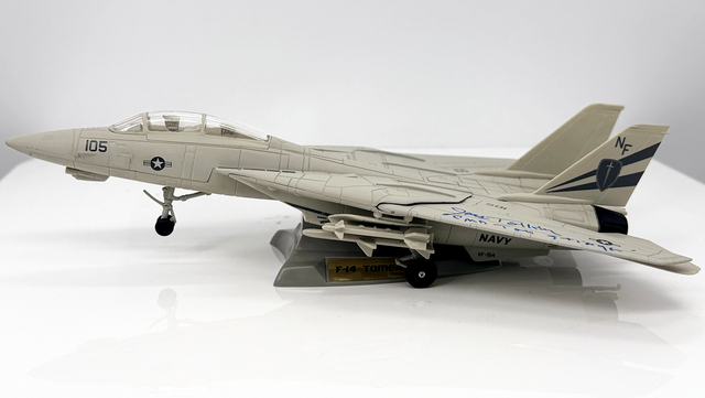 James Tolkan Signed Diecast Jet (Top Gun)