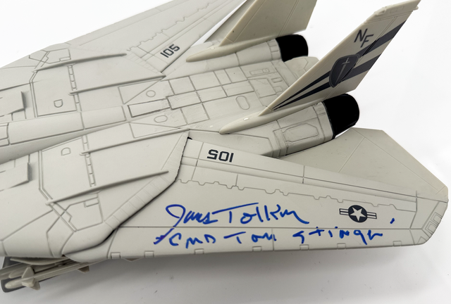 James Tolkan Signed Diecast Jet (Top Gun)