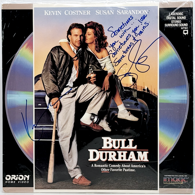 Kevin Costner & Susan Sarandon Signed Memorabilia