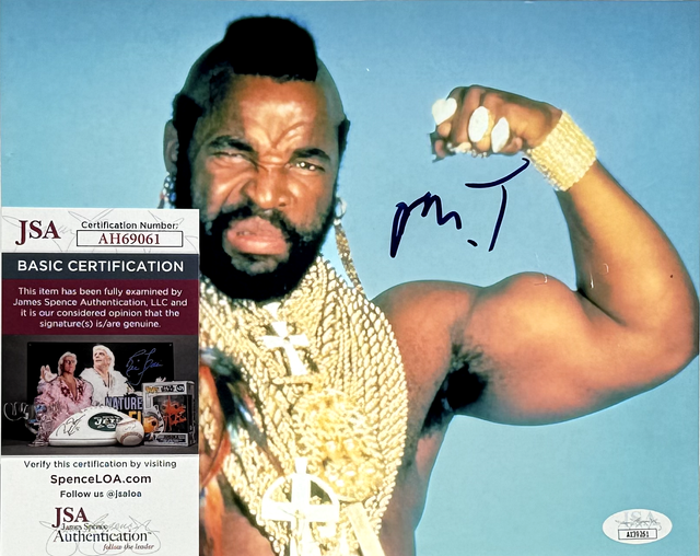 Mr. T Signed 8x10 Photo