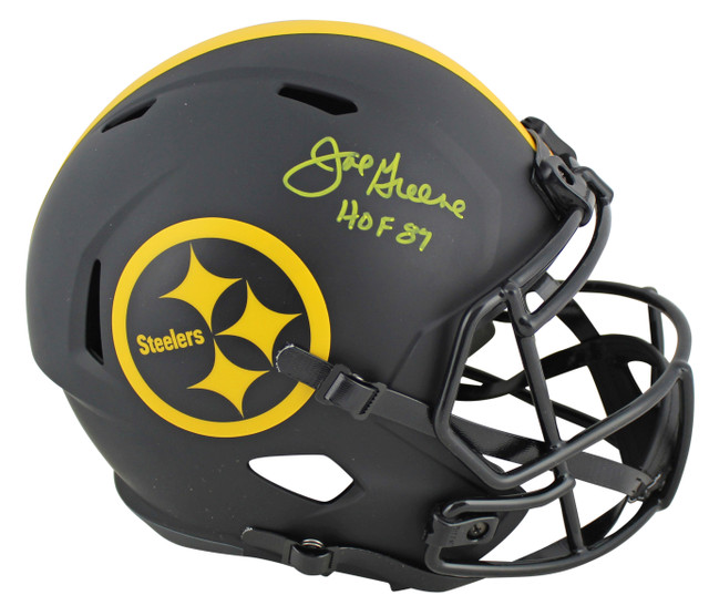 Steelers Jack Sawyer Authentic Signed Slate Speed Mini Helmet BAS