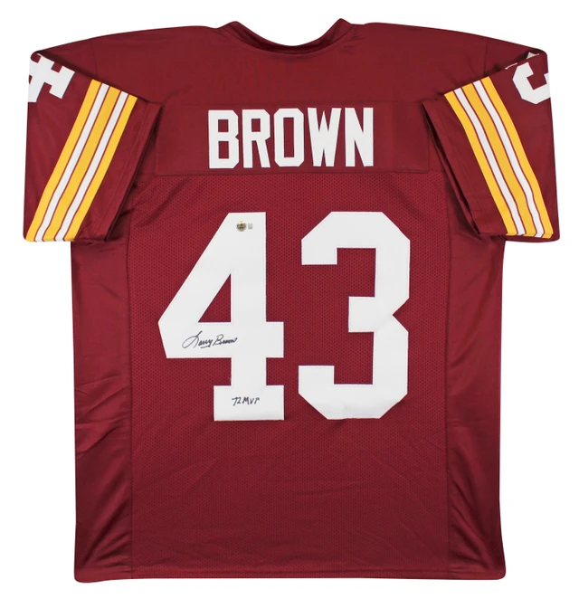 SB MVPs (3) Williams, Rypien & Riggins Signed Maroon Pro Style