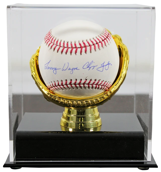 Braves Larry Wayne Chipper Jones Jr. HOF 18 Authentic Signed Oml