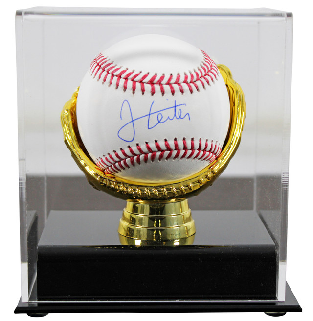 Rangers Jack Leiter Authentic Signed Oml Baseball w/ Case MLB & Fanatics Rangers Jack Leiter Authentic Signed Oml Baseball w/ Case MLB & Fanatics
