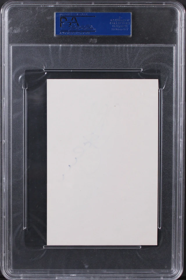 Orioles Brooks Robinson Authentic Signed 3x5 Index Card BAS Slabbed 1