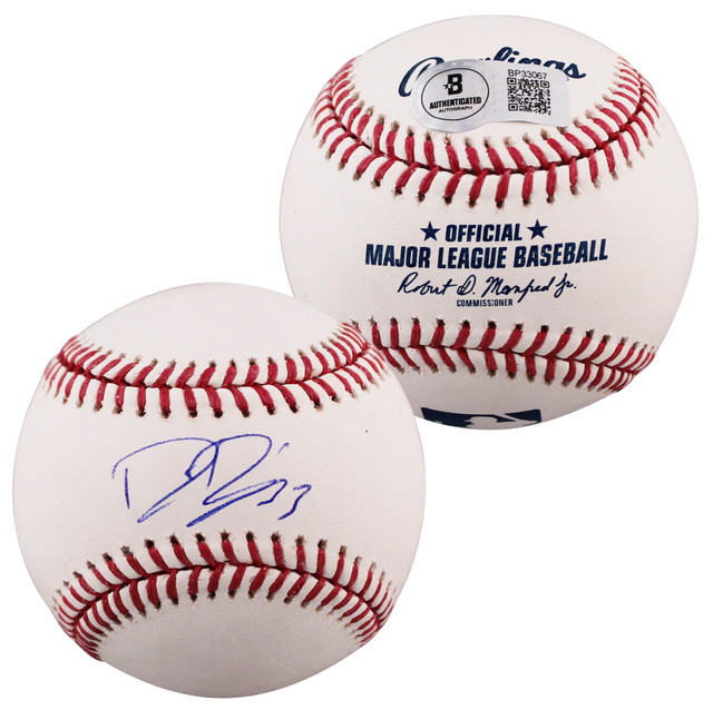Rangers Dane Dunning Authentic Signed OML Baseball Autographed BAS #BP33067 Rangers Dane Dunning Authentic Signed OML Baseball Autographed BAS #BP33067