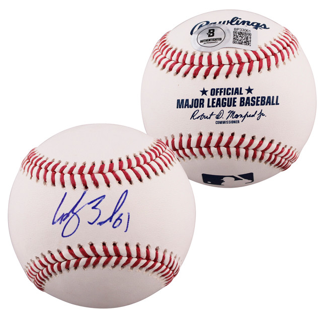 Rangers Cody Bradford Authentic Signed OML Baseball Autographed BAS #BP33061 Rangers Cody Bradford Authentic Signed OML Baseball Autographed BAS #BP33061