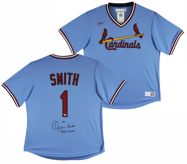 Cardinals Ozzie Smith Authentic Signed 11x14 Flip Photo