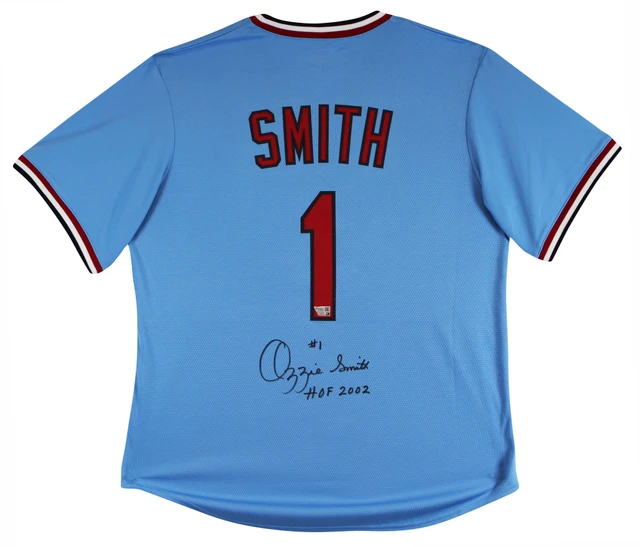 Cardinals Ozzie Smith Authentic Signed 11x14 Flip Photo