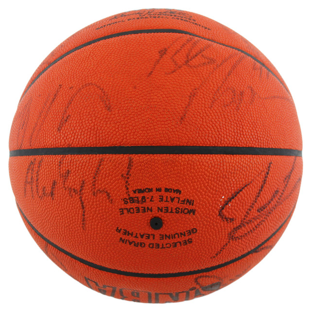 Jazz Karl Malone Authentic Signed Wilson Basketball Autographed