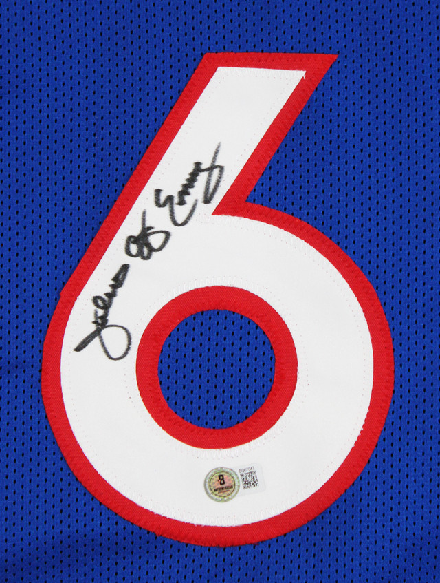 Maillot Allen Iverson Sixers - Signé à La Main - Authentification BAS Incluse